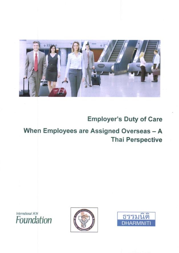 DLO & International SOS – Duty of Care Report