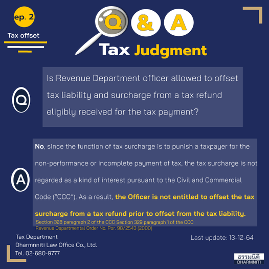 Tax Judgment EP2 Tax Offset