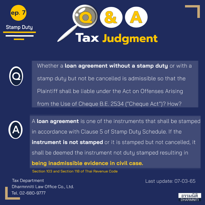 Tax Judgment EP7 Stamp Duty